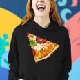 Daddy Pizza Missing A Slice His Kid Slice Boy Girl Mom Dad Women Hoodie Gifts for Her