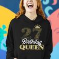 Damen 27. Geburtstag Hoodie Jahrgang 1995, Birthday Queen mit Krone Geschenke für Sie