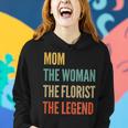 Damen Die Mutter Die Frau Die Floristin Die Legende Frauen Hoodie Geschenke für Sie