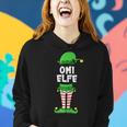 Damen Omi Elfe Oma Partnerlook Familien Outfit Weihnachten Frauen Hoodie Geschenke für Sie