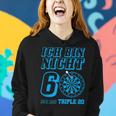 Darts 60 Geburtstag Dart Pfeil Geschenk Dartspieler Frauen Hoodie Geschenke für Sie