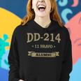 Dd 214 Us Army Alumni Vintage 11 Bravos Retired Army Gift Women Hoodie Gifts for Her