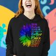 Dear Person Behind Me The World Is A Better Place Sunflower Women Hoodie Gifts for Her
