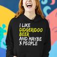 Didgeridoo Spruch Australien I Like Beer Didgeridoo Frauen Hoodie Geschenke für Sie
