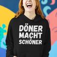 Döner Macht Schöner Kebab Dönerverkäufer Imbiss Frauen Hoodie Geschenke für Sie