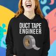 Duct Tape Engineer Heimwerker Lustiges Duct Tape Frauen Hoodie Geschenke für Sie