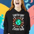 Earth Day Everyday All Human Races To Save Mother Earth 2021 Women Hoodie Gifts for Her