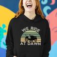 Fathers Day Funny We Ride At Dawn Mens Lawnmower Women Hoodie Gifts for Her