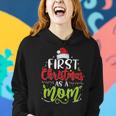 First Christmas As A Dad Funny New Mom Mommy Christmas Women Hoodie Gifts for Her