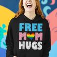 Free Mom Hugs Rainbow Pride Lgbt Month Transgender Women Hoodie Gifts for Her