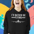 Funny Airplane Design For Men Women Airplane Aviation Pilot Women Hoodie Gifts for Her