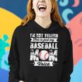Funny Baseball Mama Shirt Mom Voice Mothers Day Shirts Gift Women Hoodie Gifts for Her