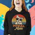 Funny Dog Pitbull Mom Pittie Mom Mothers Day  Women Hoodie Gifts for Her