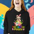 Funny Easter Pug Bunny Ear Eggs Basket Dogs Kids Mens Womens Women Hoodie Gifts for Her