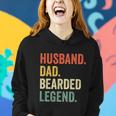 Funny Gift For Mens Funny Bearded Husband Dad Beard Legend Vintage Gift Women Hoodie Gifts for Her