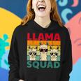Funny Llama Design For Men Women Llama Alpaca Farm Animal Women Hoodie Gifts for Her