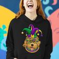 Funny Mardi Gras Dog Apparel Golden Doodle Dog Mom Dad Women Hoodie Gifts for Her
