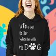 Funny Mothers Day Happy Mothers Day To My Favorite Dog Women Hoodie Gifts for Her