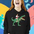 Funny Parody Jesus Riding Dinosaur Meme Dino Lover Believer Women Hoodie Gifts for Her
