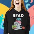 Funny Teacher Library Read Book Club Piggie Elephant Pigeons V6 Women Hoodie Gifts for Her