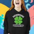 Funny Teacher St Patricks Day Irish Shenanigans Coordinator Women Hoodie Gifts for Her