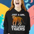 Funny Tiger Girl Design Kids Women Mom Tiger Love Wildlife Women Hoodie Gifts for Her