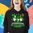 Funny Time For Shenanigans Squad St Patricks Day Gnomes Women Hoodie Gifts for Her
