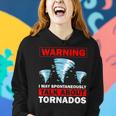 Funny Tornado Designs For Men Women Meteorology Storm Lovers Women Hoodie Gifts for Her
