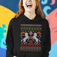 Funny Unicorn With Xmas Decorations Ugly Christmas Sweater Funny Gift Women Hoodie Gifts for Her
