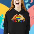 Gay Pride Clothing Lgbt Rainbow Flag Heart Unity Women Hoodie Gifts for Her