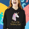 Gold Unicorn Mom Shirt Mom Of The Birthday Girl Women Hoodie Gifts for Her