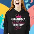 Grandma Of The Sweet Sixn Birthday Girl 16Th Pink Crown Women Hoodie Gifts for Her