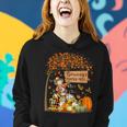 Grannys Pumpkin Patch Fall Leaves Scarecrow Thanksgiving Women Hoodie Graphic Print Hooded Sweatshirt Gifts for Her