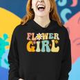 Groovy Flower Girl A Bridesmaid Proposal Flower Girl Toddler Women Hoodie Gifts for Her