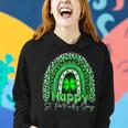 Happy St Patricks Day Cute Rainbow St Patricks Day Women Hoodie Gifts for Her