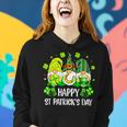 Happy St Patricks Day Irish Shamrock Love Lucky Leaf Women Hoodie Gifts for Her