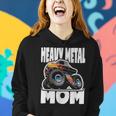 Heavy Metal Mom Retro Monster Truck Music Mother Women Hoodie Gifts for Her