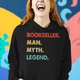 Herren Bookseller Mann Mythos Legende Frauen Hoodie Geschenke für Sie