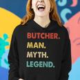 Herren Metzger Mann Mythos Legende Frauen Hoodie Geschenke für Sie