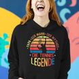 Herren Papa Tennis Legende Hoodie, Retro Design für Tennisspieler Geschenke für Sie