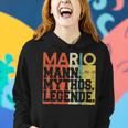 Herren Retro Mario Mann Mythos Legende Geburtstag Geschenk Frauen Hoodie Geschenke für Sie