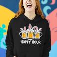 Hoppy Hour Funny Easter Beer Pints Bunny Ears Drinking Gift Women Hoodie Gifts for Her