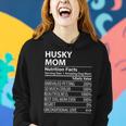 Husky Mom Nutrition Facts Funny Husky Dog Owner Women Hoodie Gifts for Her