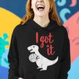 I Got It Volleyball CuteRex Dinosaur Mom Dad Women Hoodie Gifts for Her