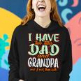 I Have Two Titles Dad And Grandad Funny Grandpa Fathers Day Women Hoodie Gifts for Her
