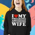 I Heart My Awesome Wife Women Hoodie Gifts for Her