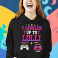 I Leveled Up To Lolli Future Mom Level Unlocked Est 2023 Women Hoodie Gifts for Her