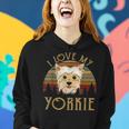 I Love My Yorkie Mom Dad Yorkshire Terrier Gifts Women Men Women Hoodie Gifts for Her