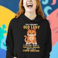 If You Dont Want A Sarcastic Answer Grumpy Old Lady Cat Women Hoodie Gifts for Her If You Dont Want A Sarcastic Answer Grumpy Old Lady Cat Women Hoodie Gifts for Her