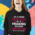Im A Proud Mother In Low Of A Freaking Awesome Son In Low Mothers Day Women Hoodie Gifts for Her